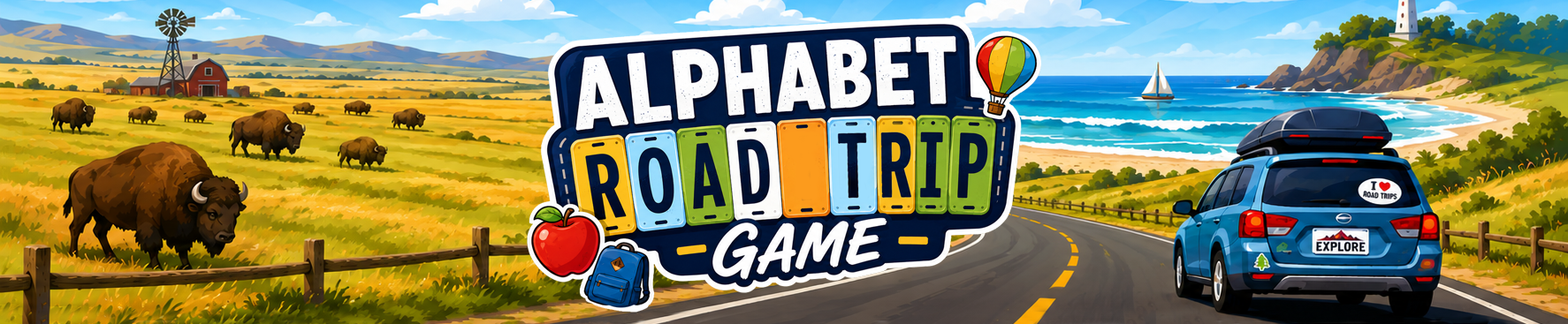 Alphabet Road Trip - Play now